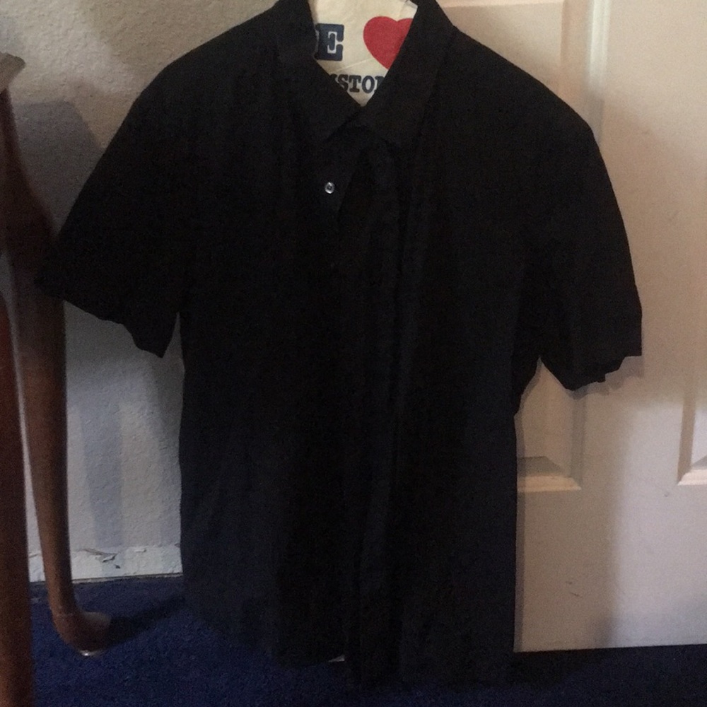 Banana republic black button up